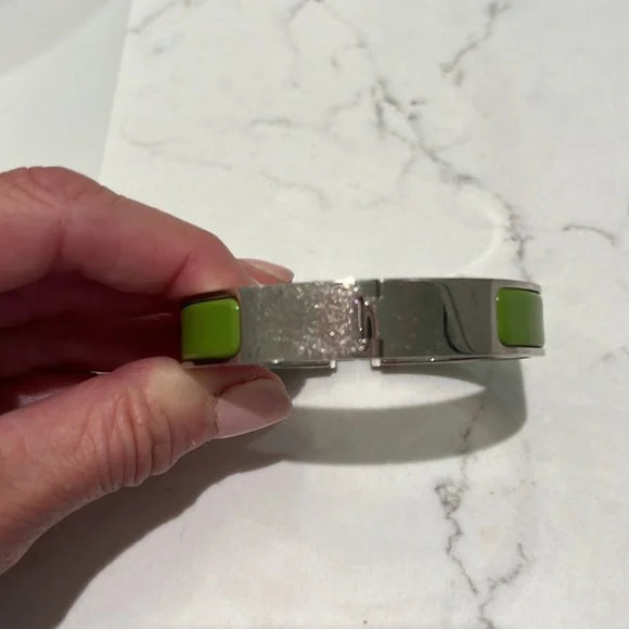 SOLD! Hermes Clic H Lime Green PM Bracelet . Gorgeous! unavailable at Hermes - Picture 5 of 6